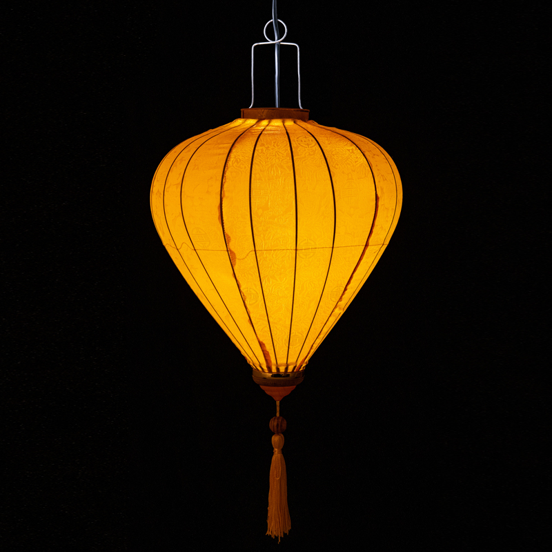 Вьетнамский фонарик 16" Чеснок желтый 110