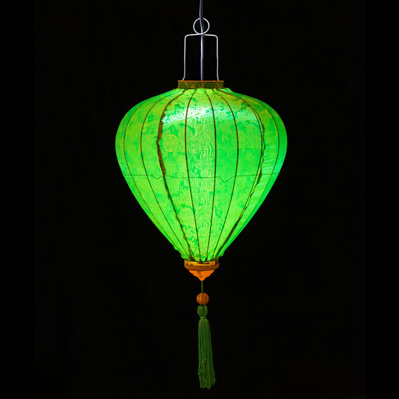 Вьетнамский фонарик 16" Чеснок зеленый 115