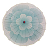 Китайские тканевые зонтики Цветок 82х54см, голубой