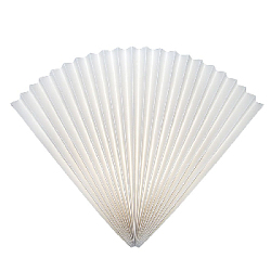 Веер-гармошка 160г/м 80 см, слоновая кость