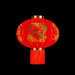 Китайский фонарь эконом d-48 см, Богатство