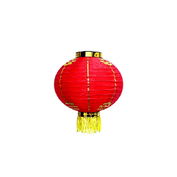 Китайский фонарь Круглый с рисунком, 25см