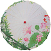 Китайские тканевые зонтики цветочные 82х54см, №13