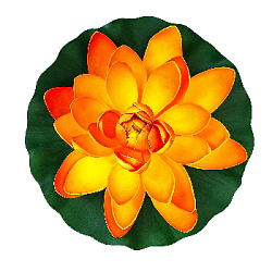 Лилия плавающая 28х28 см оранжевый