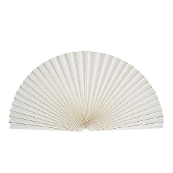 Веер-гармошка 180г/м 100 см, слоновая кость